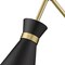 Z-Lite Soriano Wall Sconce, 1-Light, 6.25 In.W x 27 In.L x 6.25 In.H, Matte Black/Modern Gold 351S-MB-MGLD - alternate 6